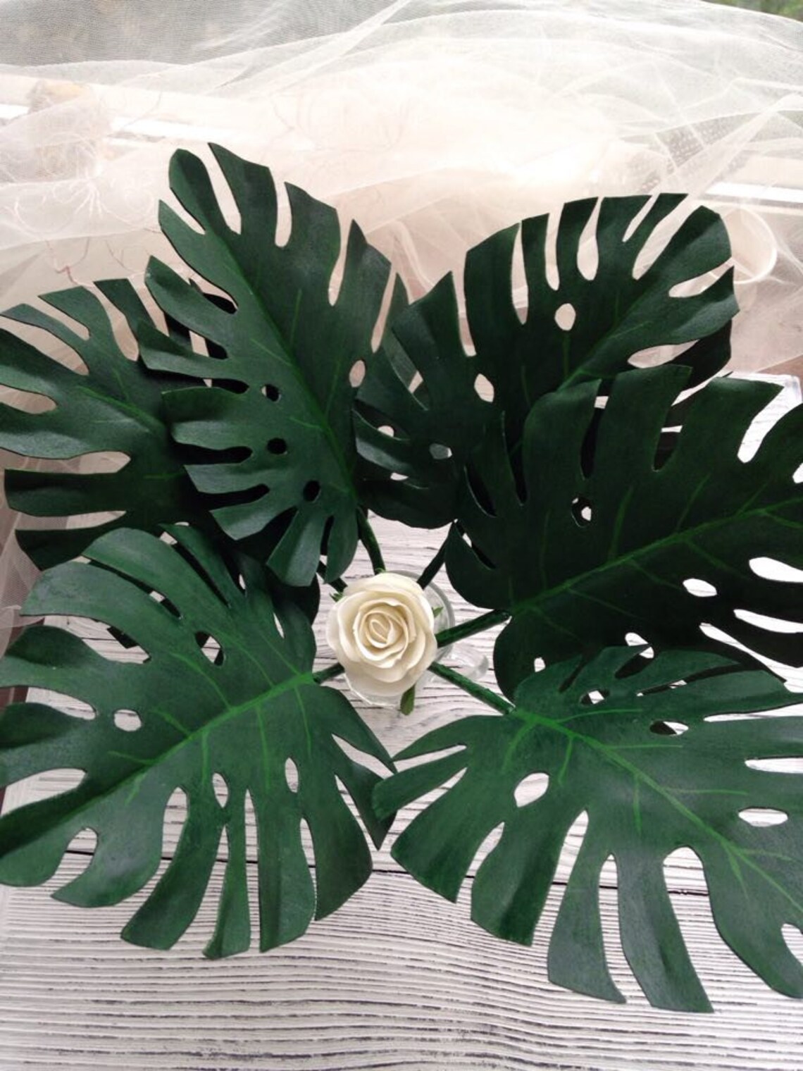 Monstera Leaf Palm leaf decor Tropical leaf party decor