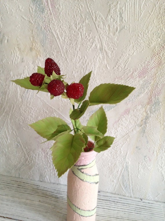 Stamm Künstliche für Beeren Faux Stamm Roter Hochzeit Herzstück Himbeere Wohnkultur Zweig Pflanze Tischdekoration Himbeer Beere