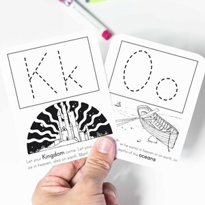 Homeschooling Traceable Alphabet Cards Printable With Bible Verses