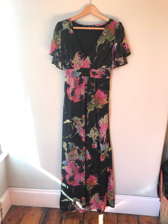 70s style maxi dress