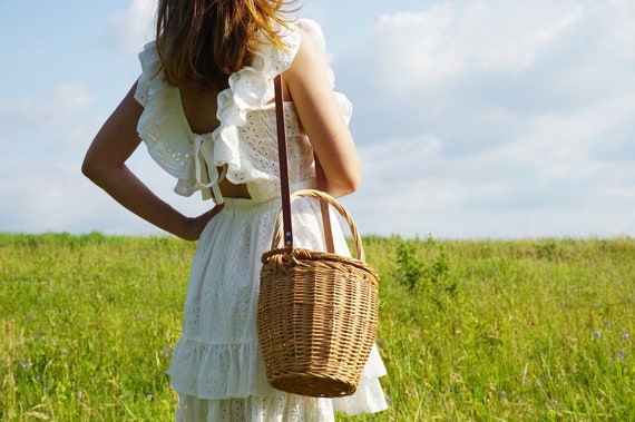 Jane Birkin Woven-leather Basket Bag