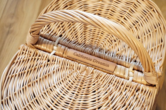 Rattan Picnic Basket