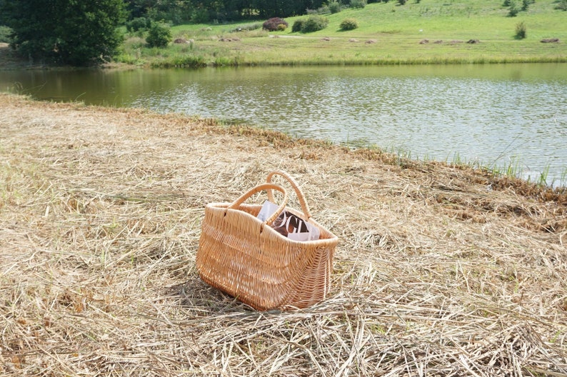 Cute, Unique, Stylish, Large Wicker Bag, Beach Bag, Wicker Basket, Tote Bag for Summer, Summer Must Have,French Market Bag, Shopping Bag image 3