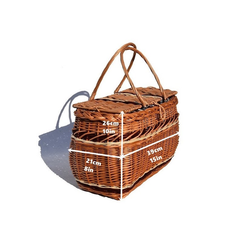 Personalized Picnic Basket for Gift Wicker Picnic Basket Two Etsy
