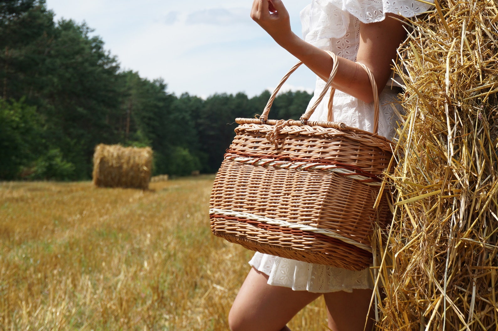 Personalized Picnic Basket for Gift Wicker Picnic Basket Two Etsy