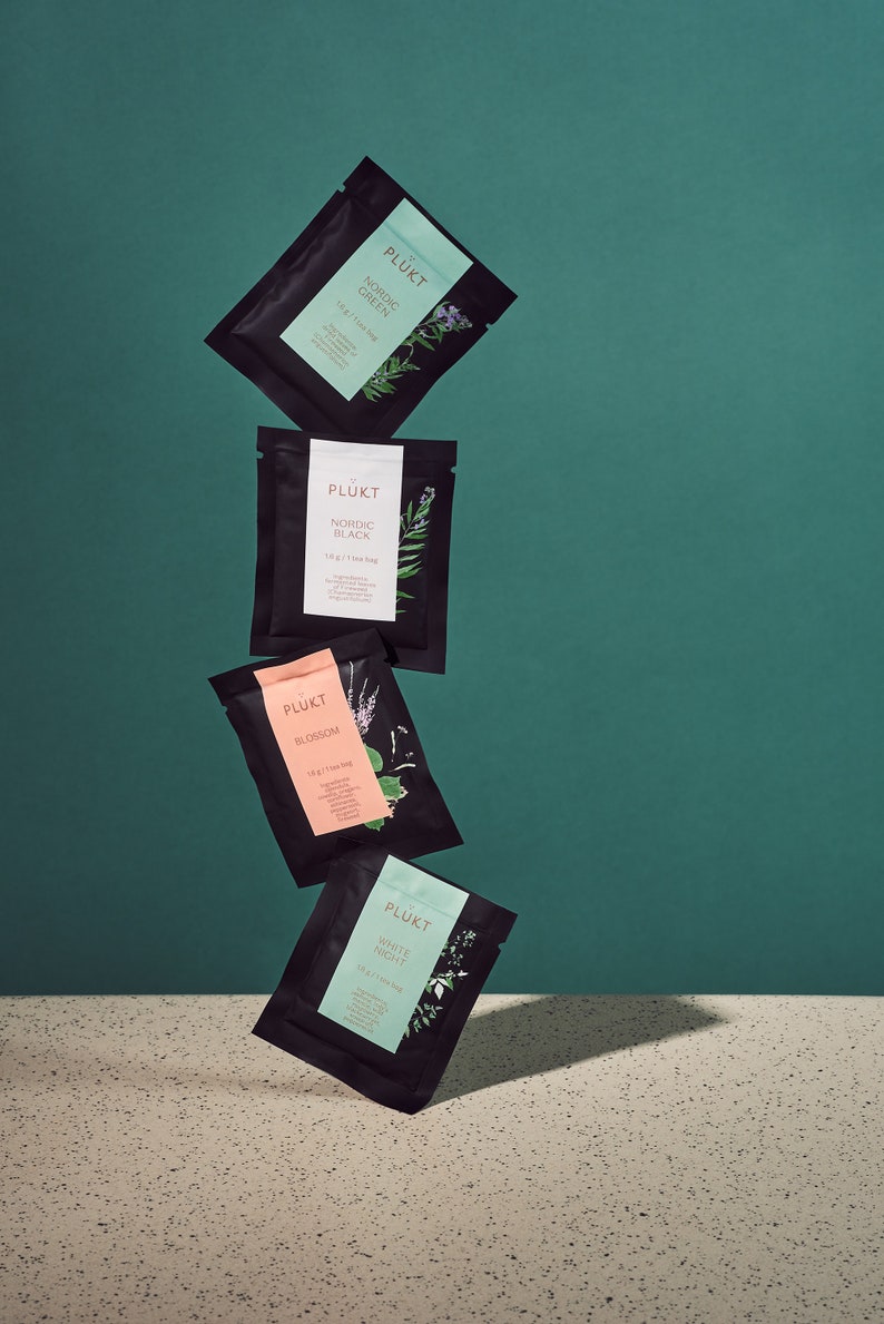 Tea Shashes Tea Sachets 4 TASTES, Case of 40pcs | Blossom Tea | White Night Evening ...