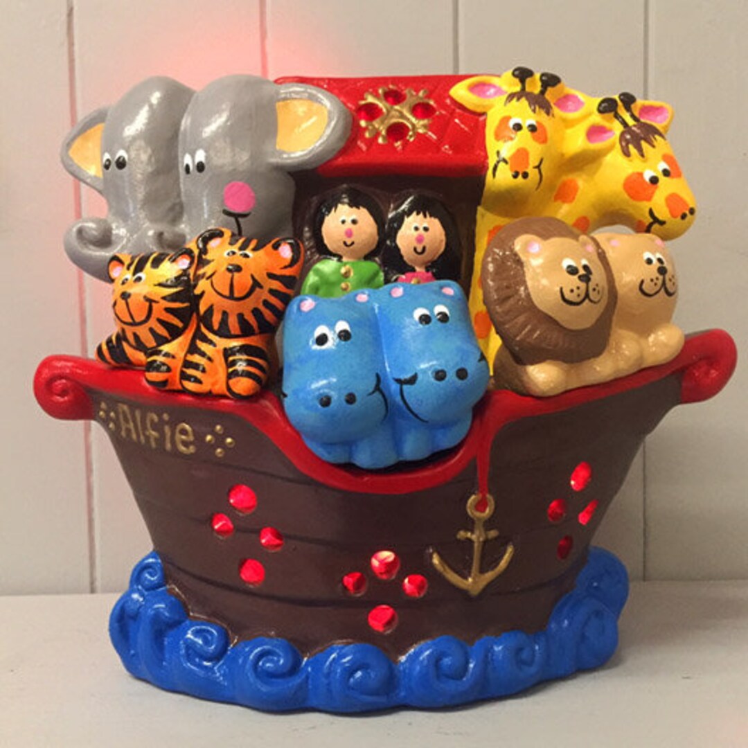 Piggery Pottery Handmade Children's Ceramic Noah's Ark Etsy UK