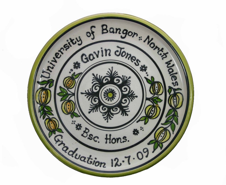 Piggery Pottery Personalised Handmade Ceramic Graduation Gift Etsy UK