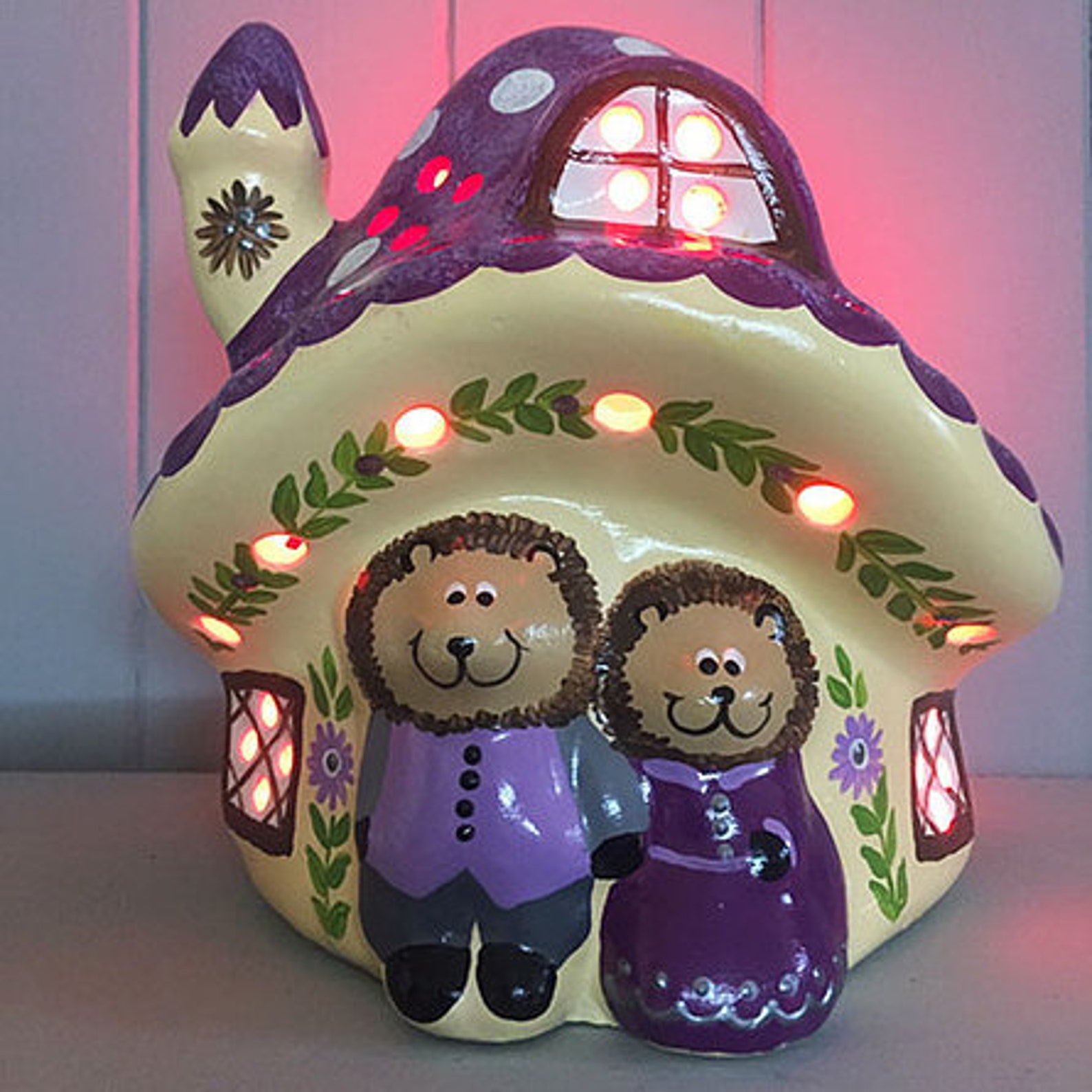 Piggery Pottery Handmade Childrens Ceramic Hedgehog House Etsy France