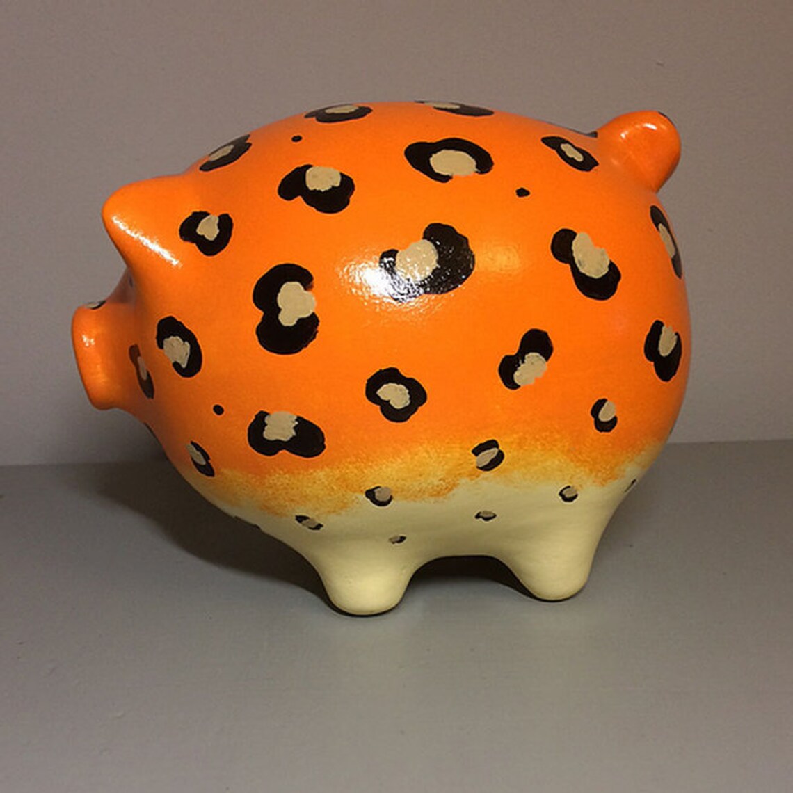 Piggery Pottery Handmade Ceramic 'leopard Print' Piggy Etsy