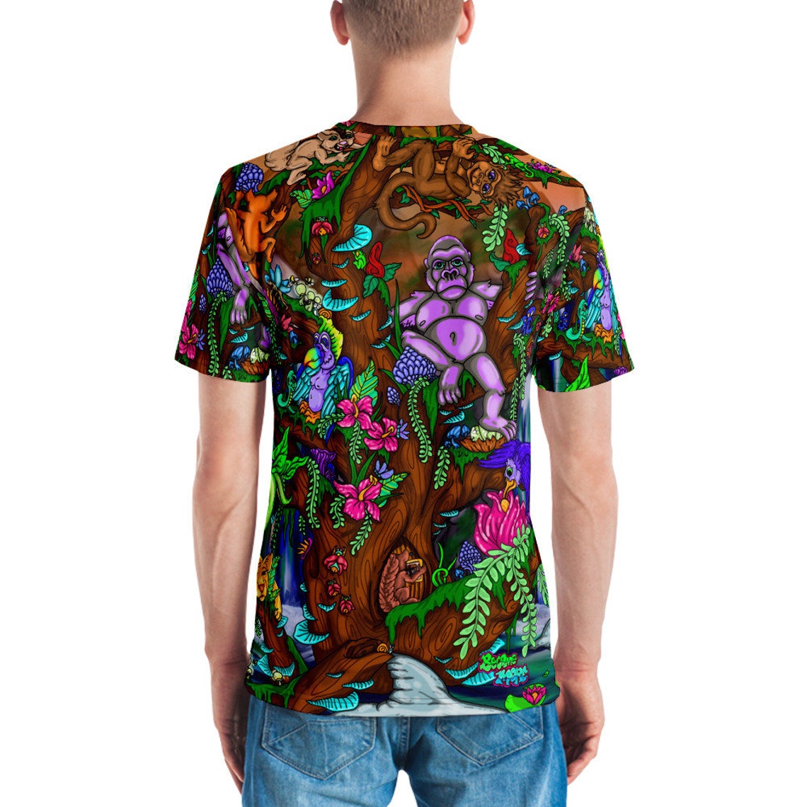 Hidden Garden Unisex T-shirt animal rainforest nature forest | Etsy
