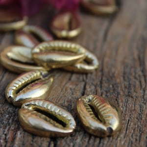 Brass Coffee Beans,Shell Charms,Brass Charms,Coffee Beans Charms,Brass Spacers ,Brass Beads,Macrame Charms,Jewelry Making Charms,BC 92