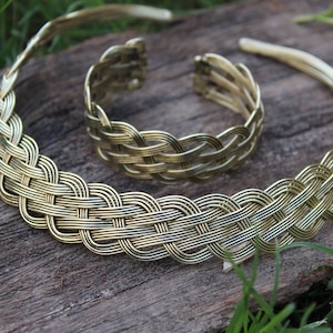 Ethnic Tribal Brass Choker,Flexible Brass Choker,Vintage Brass Choker Necklace,Brass Cuff Necklace,Collar Necklace,Gold Choker,For her,C19