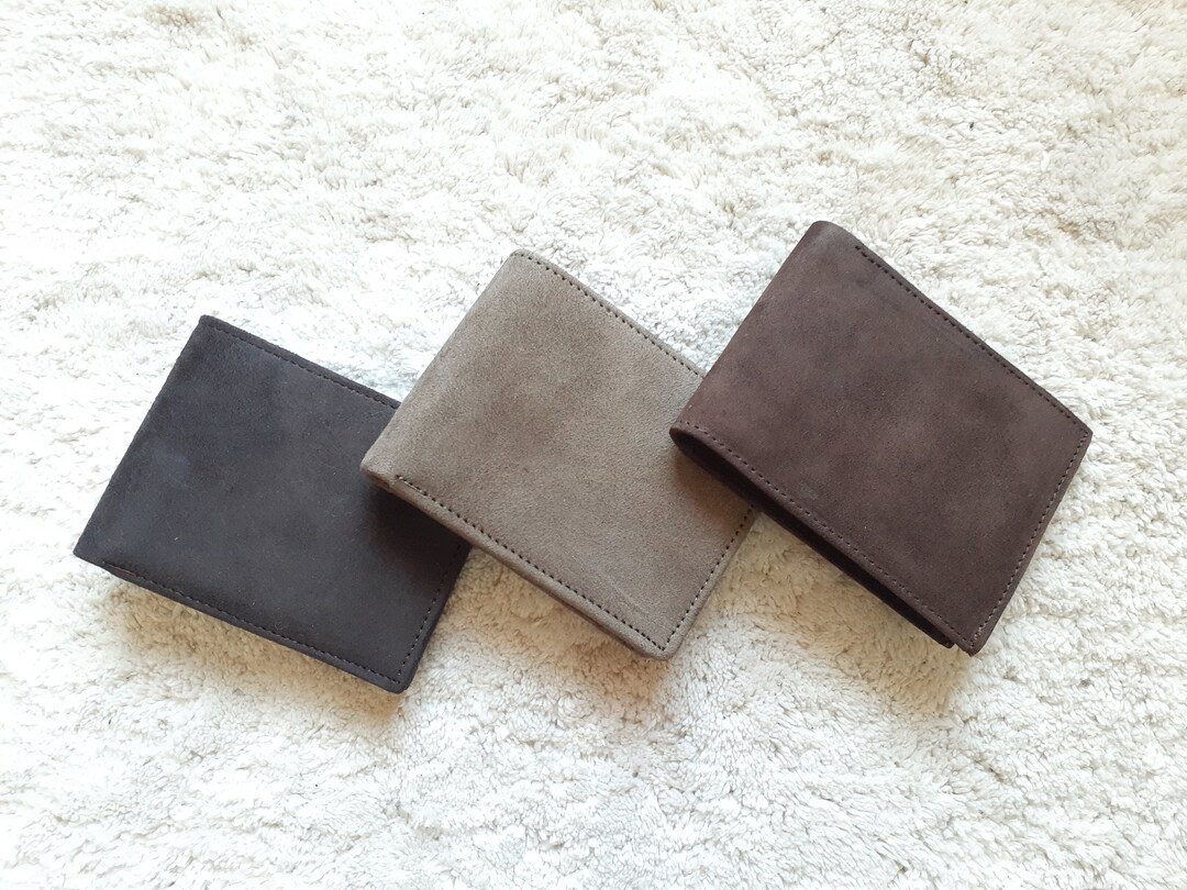 Brown 2025 suede wallet