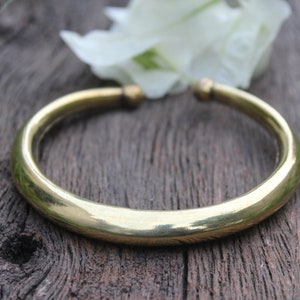 Brass Plain Hand Cuff,Ethnic Hand Cuff,Flexible Bracelet,Ethnic Brass Bracelet,Gold Plated Bracelet,hand Cuff,Tribal Bracelet,Gift ideas,B19