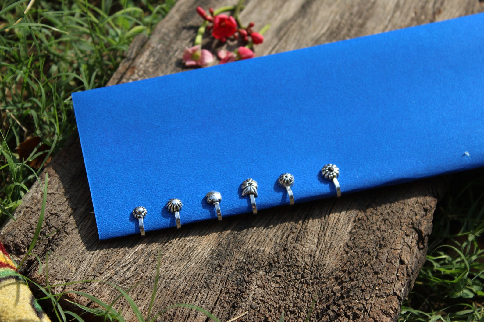 Silver Clip on Nose Rings Ethnic Nose Cuffoxidized Etsy