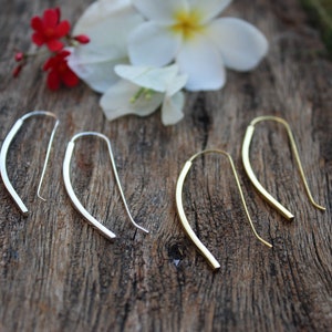 Bar Dangles Earrings,Minimalist Earrings,Long Stic Earrings,Boho Earrings,Simple Earrings,Ethnic Earrings.Dangle drop earrings,Gift ,E137