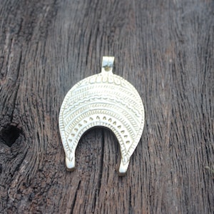 Big Brass Pendant,Tribal Brass Pendant,Handmade Pendant,Tribal Necklace,Engraved Charms, Gold Ethnic Charms for Jewelry,Macrame Charms