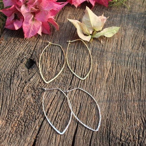 Hammered Earrings,Hoop Earrings,Handmade Earrings,Tribal Earrings,Boho Earrings,Ethnic Earrings,Light Weight Earrings,Gift for her