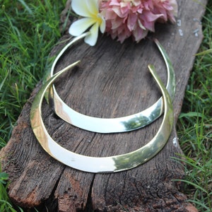 Plain Flexible Tribal Brass Choker,Ethnic Brass Choker Necklace, Brass Cuff Necklace,Collar Necklace,Silver Choker necklace,Gift For her