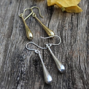 Teardrop Earrings,Brass Earrings, Bohemian Earrings,Boho Earrings,dangle drop Earrings,Brass  finding, Brass jewelry,Gypsy gift for her,E35