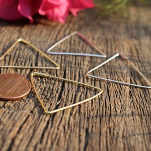 Geometric Earrings,Delicate Triangle Earrings,Light Earrings,Hoop Earrings,Boho Earrings,Tribal Earrings,Ethnic Earring,Gift for her,E 141