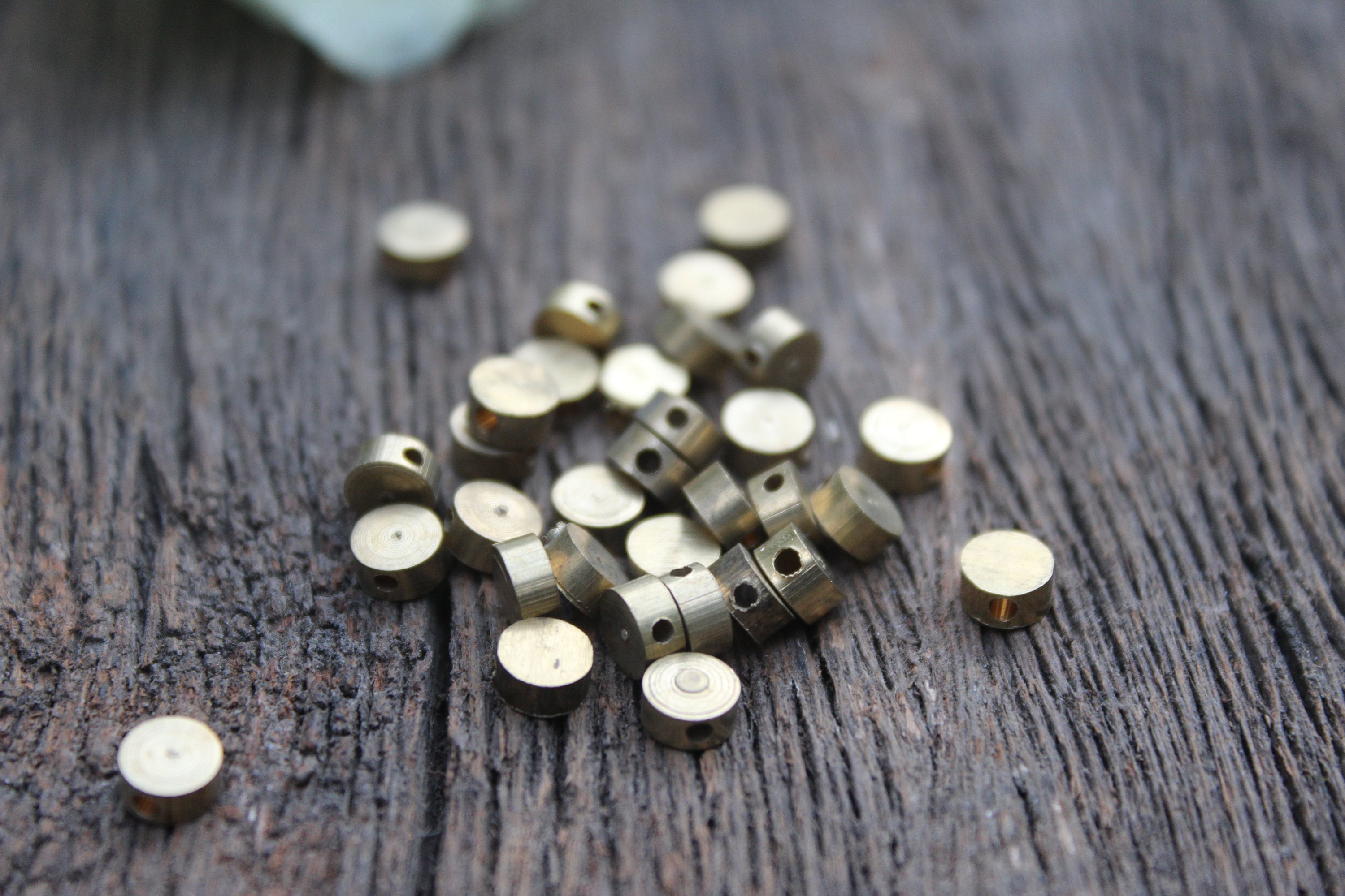 Round Beads,Brass Link Charms,Brass Charms,Ethnic Charms,Vintage Gold