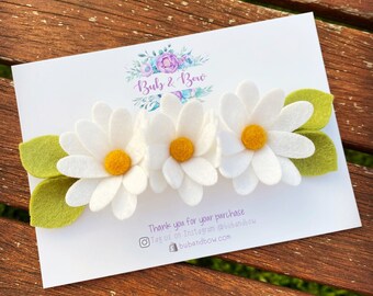 Felt Daisy Trio Crown