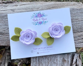 Mini Felt Blooms