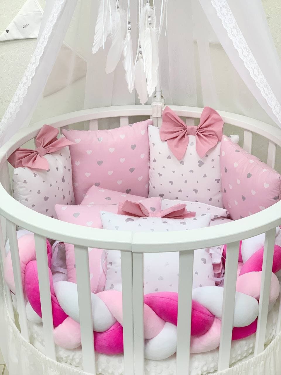 Baby girl crib bedding set Etsy