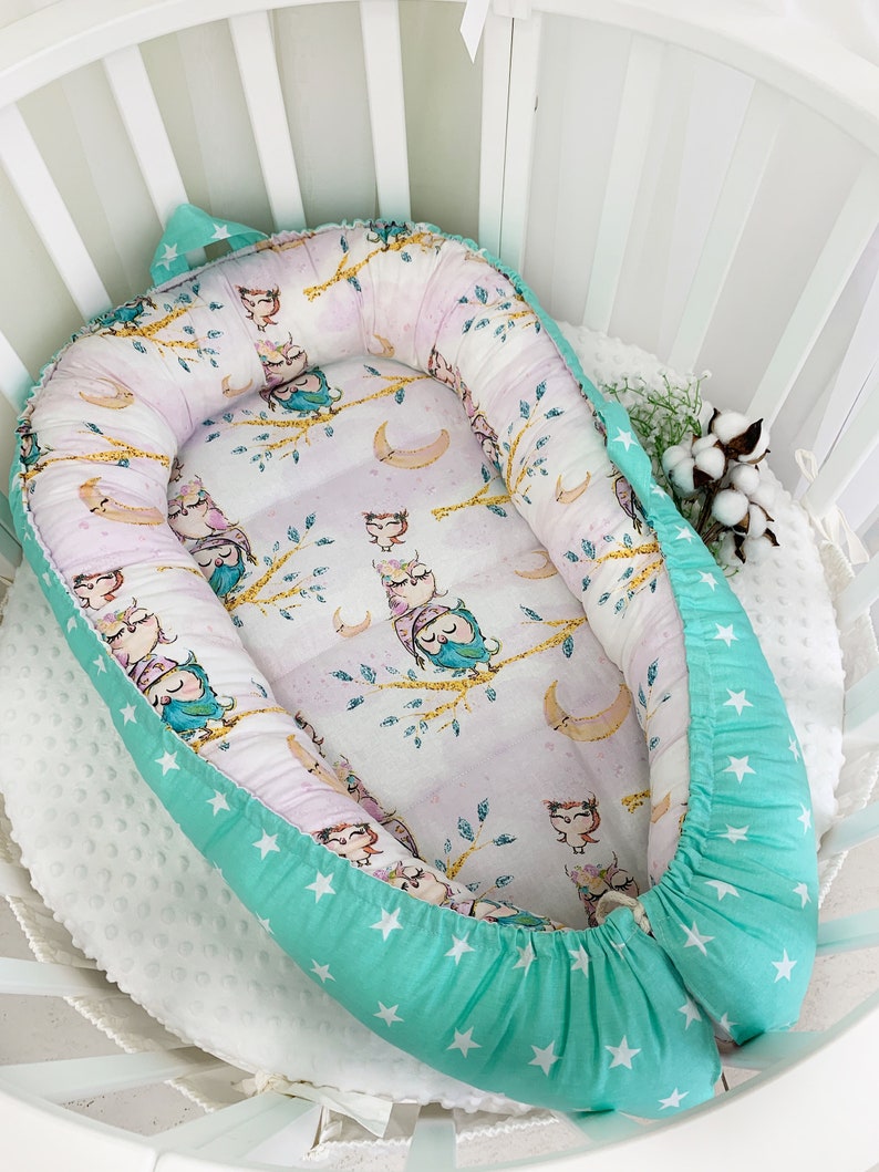 Baby nest Cocoon Baby Bed baby lounger sleep nest baby Etsy