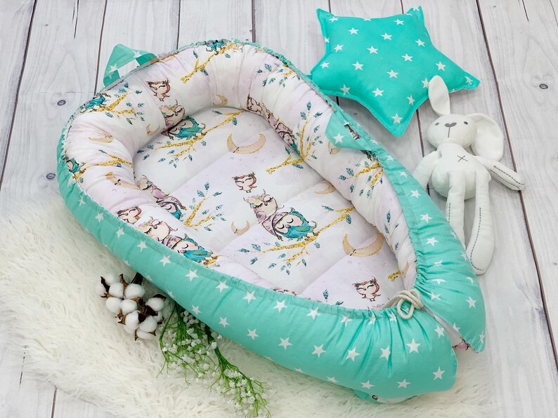 Baby nest Cocoon Baby Bed baby lounger sleep nest baby Etsy