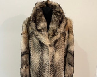 real wolf fur jacket