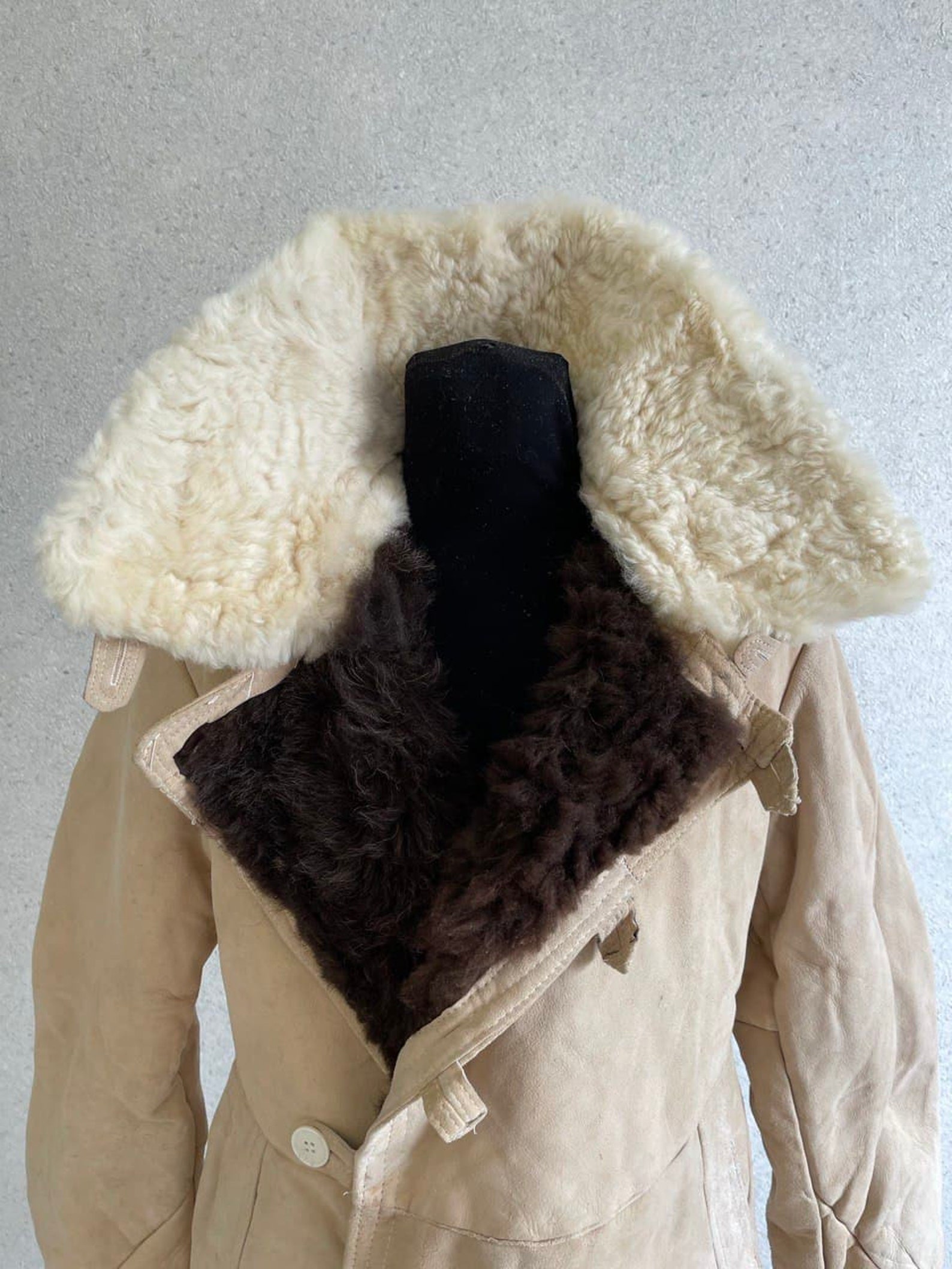 8 BEKESHA Russian Sheepskin Coat BEIGE Shearling Jacket | Etsy
