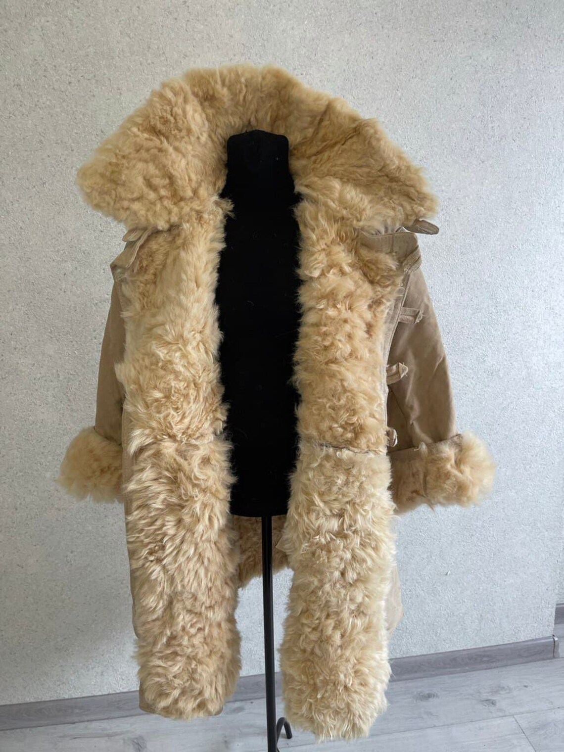 39 Military men's coat Warm coat Winter fur coat Wool Etsy