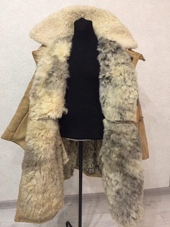 soviet sheepskin coat