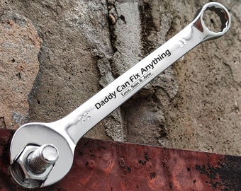 Best Dad Gift, Engraved Spanner, Personalized Gift for Dad, Father's day gift, Birthday gift for Dad, Custom gift for dad, The best Dad Ever