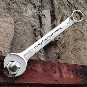Best Dad Gift, Engraved Spanner, Personalized Gift for Dad, Father&#39;s day gift, Birthday gift for Dad, Custom gift for dad, The best Dad Ever