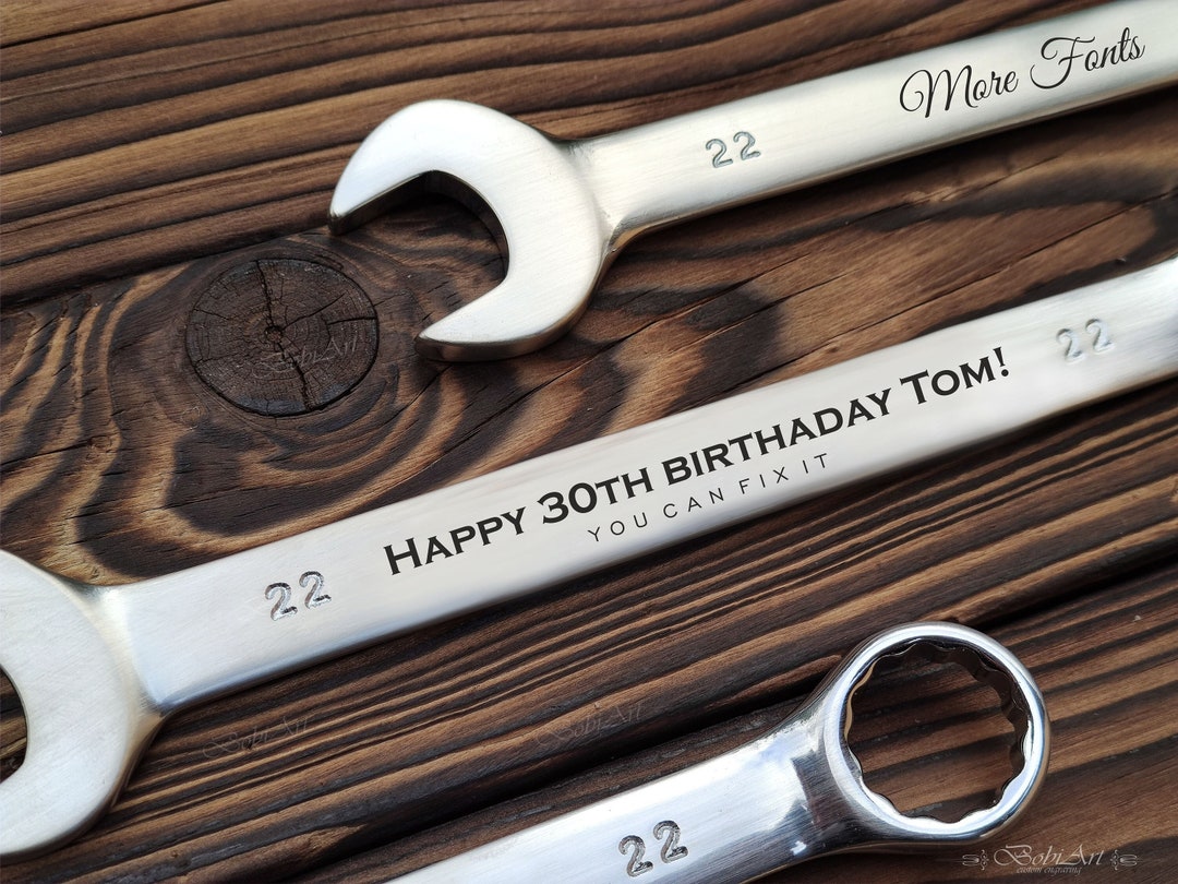 Engraved Wrench, Custom Engraved Text or Logo, Personalized Design,  Retirement Gift, Groomsmen Gift, Perfect Gift for Dad, Custom Spanner - Etsy