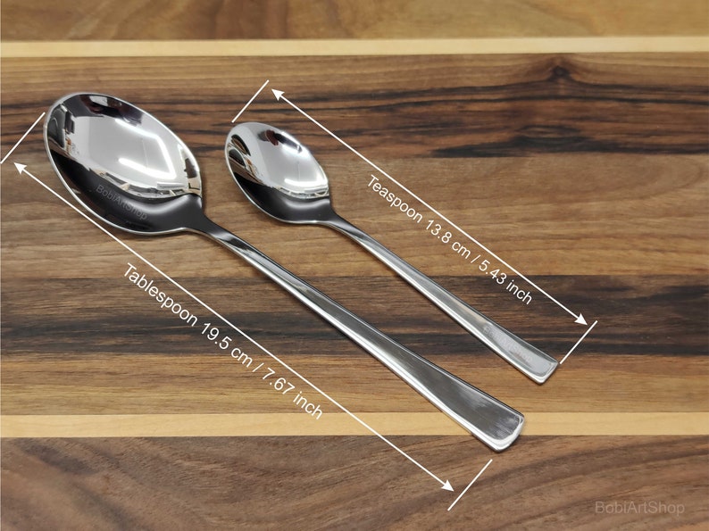 Personalized Spoon, Engraved Custom Spoon, Custom text or logo, Best Seller, Personalized gift, Laser engraved Spoon, Perfect gift, Birthday image 5