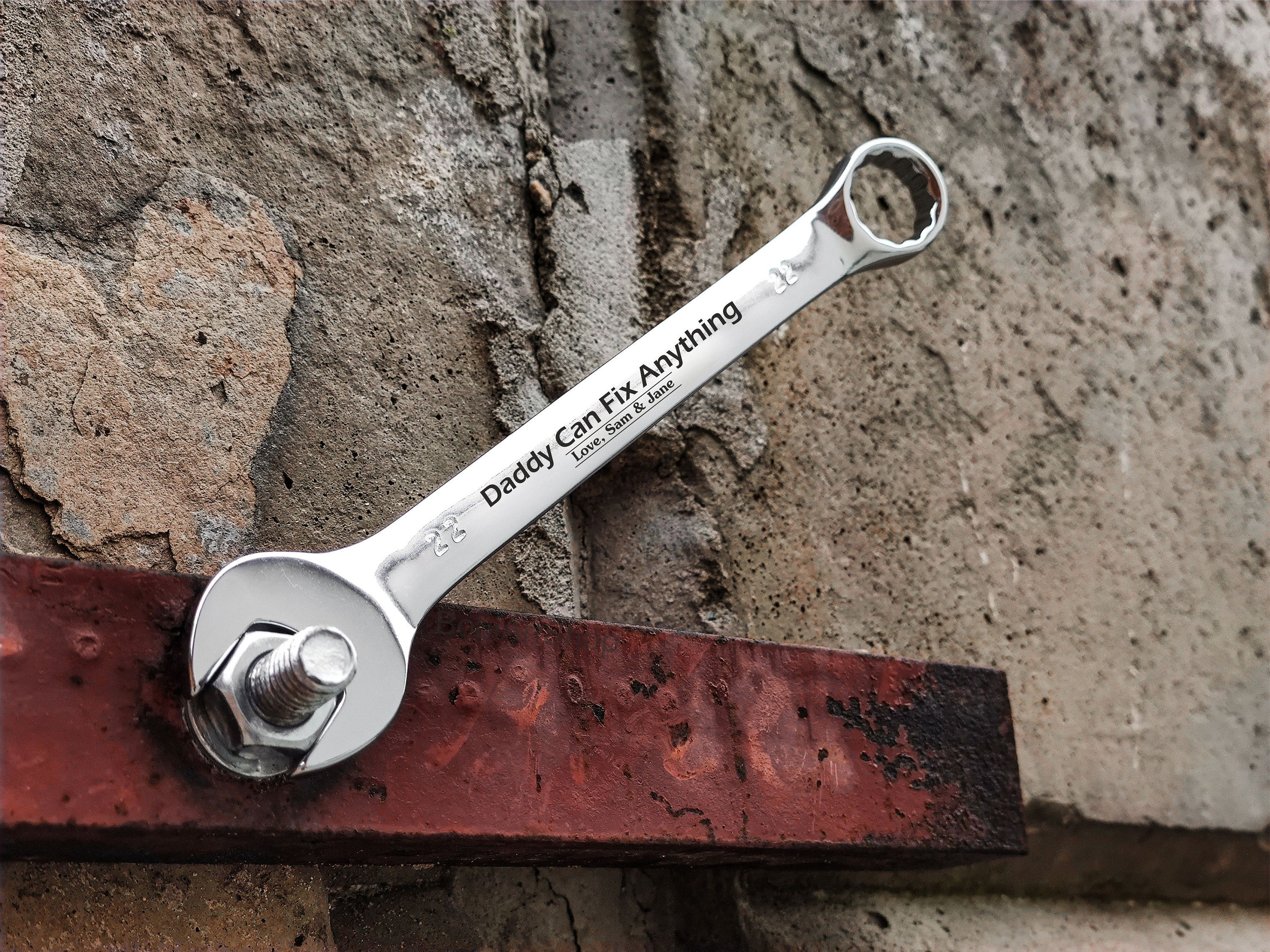 Unique Spanners Best Dad Gift, Engraved Spanner, Personalized Gift for Dad, Father's ...