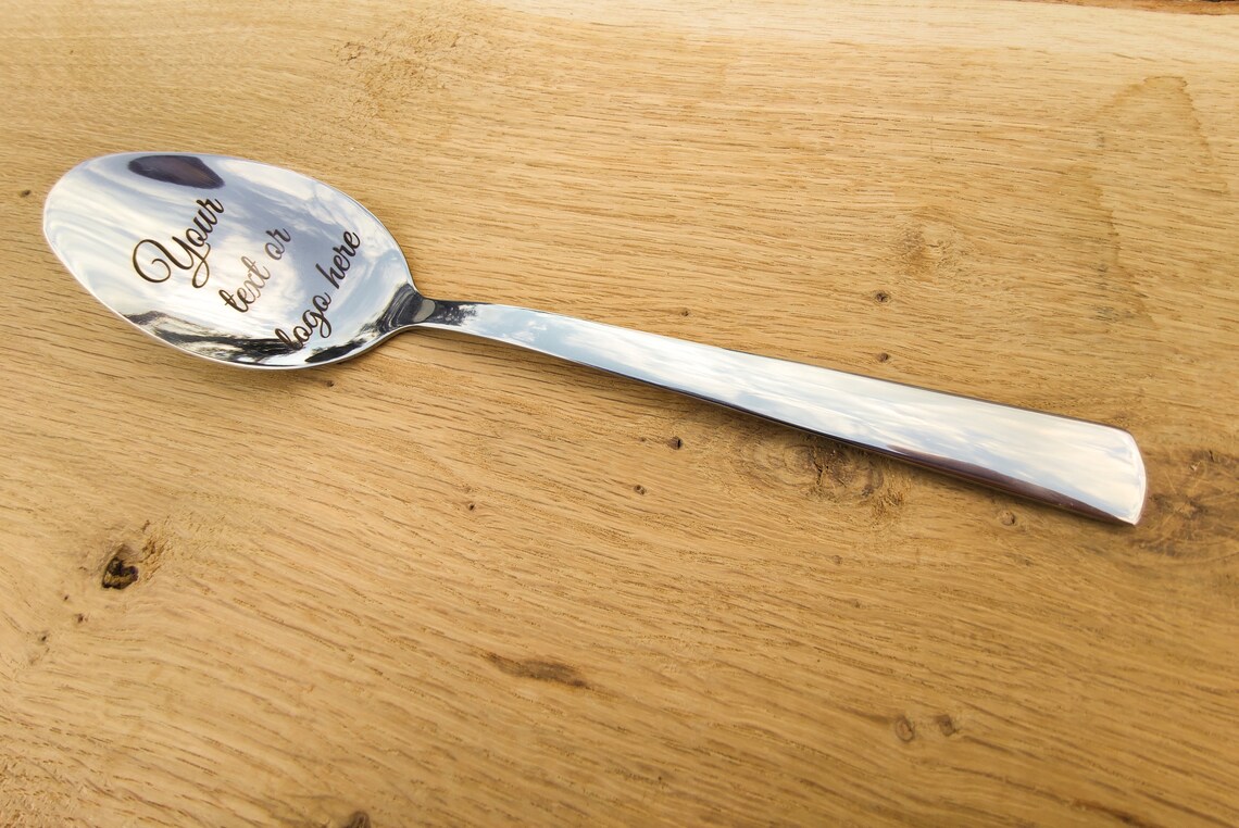 Personalized Spoon Engraved Custom Spoon Custom Text or Etsy