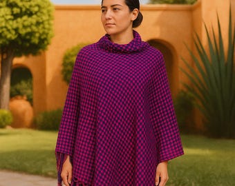 Rebozo mexicano tejido: bufanda tradicional en telar de cintura