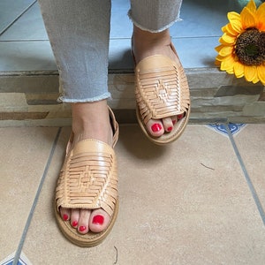Handmade Mexican Huaraches – Authentic Leather Sandals – 50% Off!