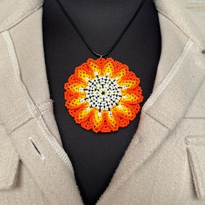 Mexican necklace, Huichol necklace, huichol choker, beaded choker, huichol art.