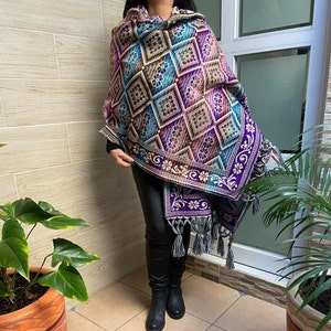 Rebozo Mexicano, Rebozo, Chal Mexicano, Pashmina, Chal, Bufanda, hermoso regalo.