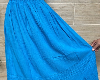 Mexican skirt, skirt in fresh blanket, handmade skirt, ethnic skirt with adjustable spring at the waist