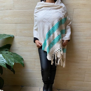 Rebozo mexicano, chal tradicional mexicano, rebozo, chal mexicano, pashmina, chal, bufanda, hermoso regalo.