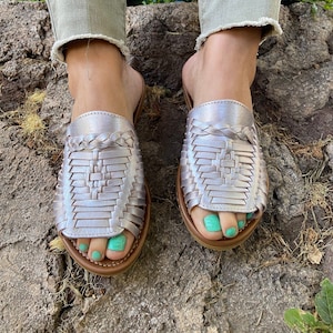 Handgefertigte Mexikanische Huaraches – Authentische Ledersandalen – 50% Rabatt!