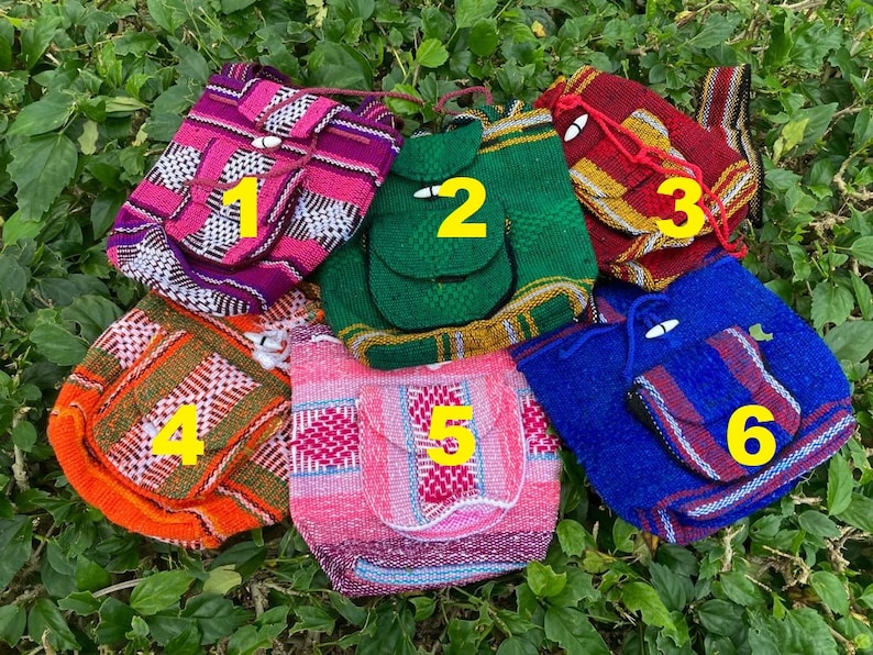 Handmade Mexican Backpack Small Backpack Boho Backpack Etsy
